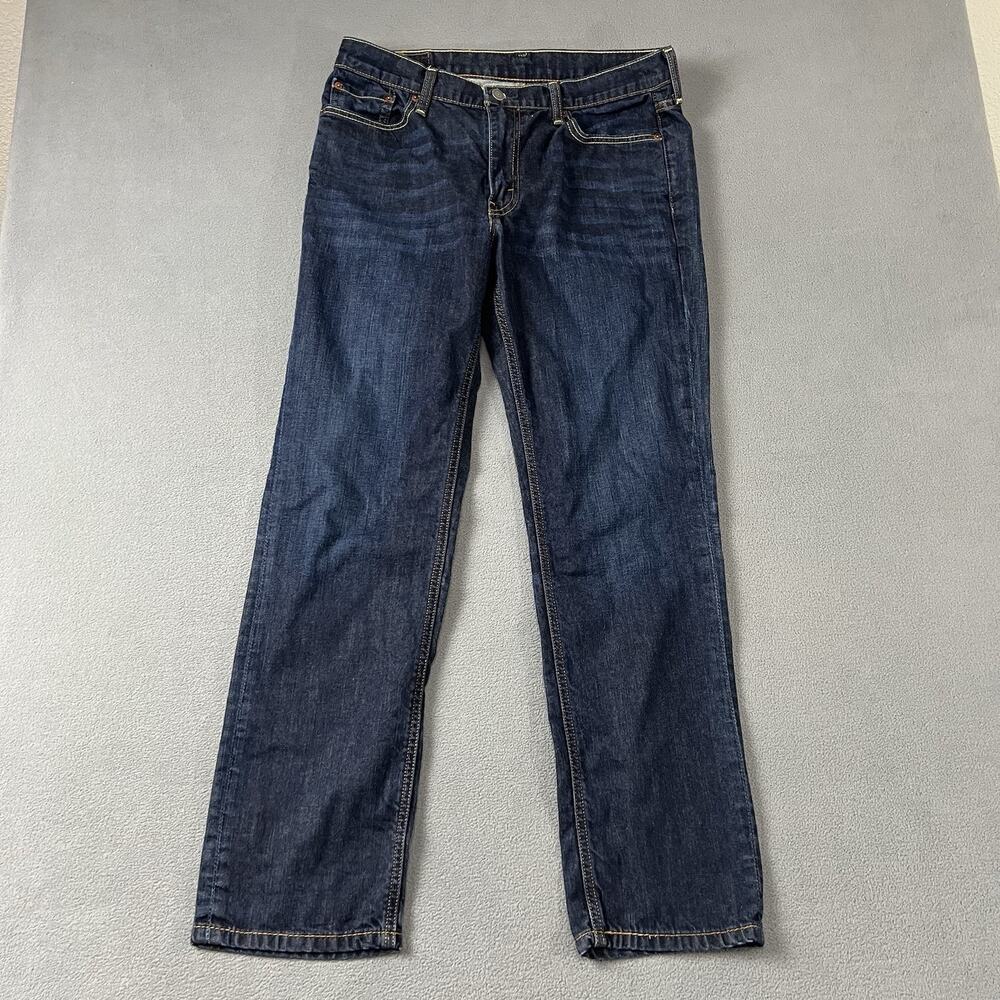 Levis 541 Jeans Mens 33X32 Blue Regular Fit Denim Athletic Fit Rocker Skater
